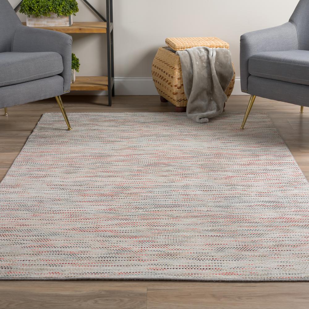 Zion ZN1 Silver 5' x 7'6" Rug. Picture 2