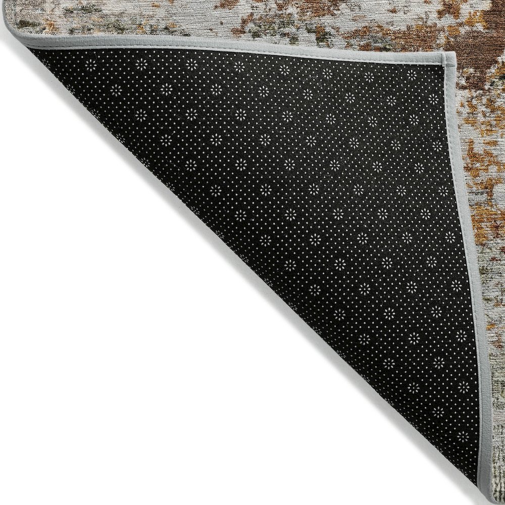 Machine Washable Indoor/Outdoor Chantille Terracotta 2'3" x 7'6" Runner Rug. Picture 2