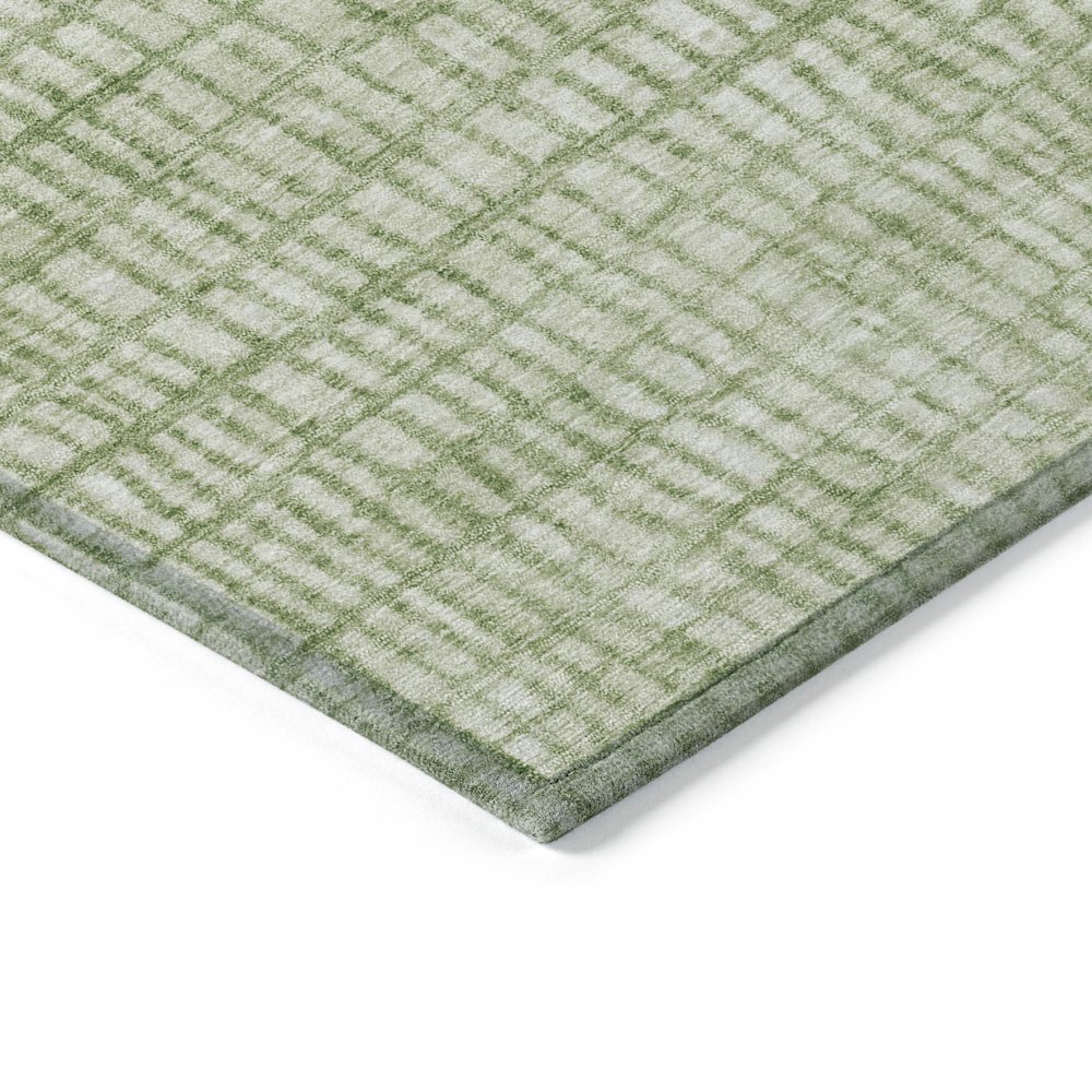 Machine Washable Indoor/Outdoor Chantille Sage 2'3" x 7'6" Runner Rug. Picture 3