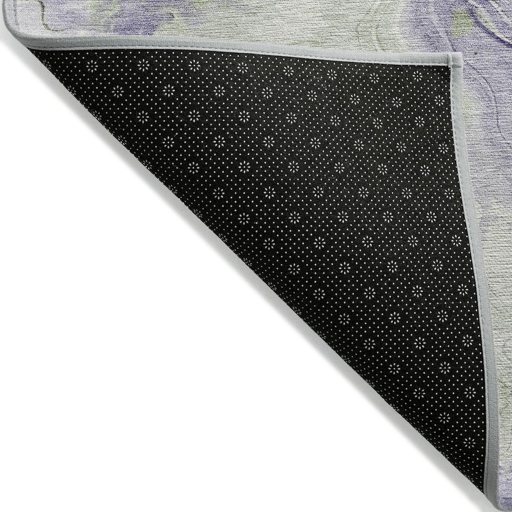 Machine Washable Indoor/Outdoor Chantille Lavender 2'3" x 7'6" Runner Rug. Picture 2