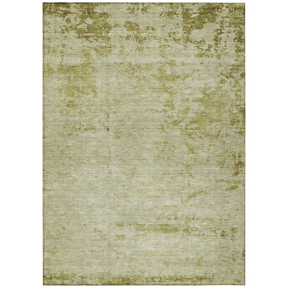 Machine Washable Indoor/Outdoor Chantille Aloe 3' x 5' Rug. Picture 1
