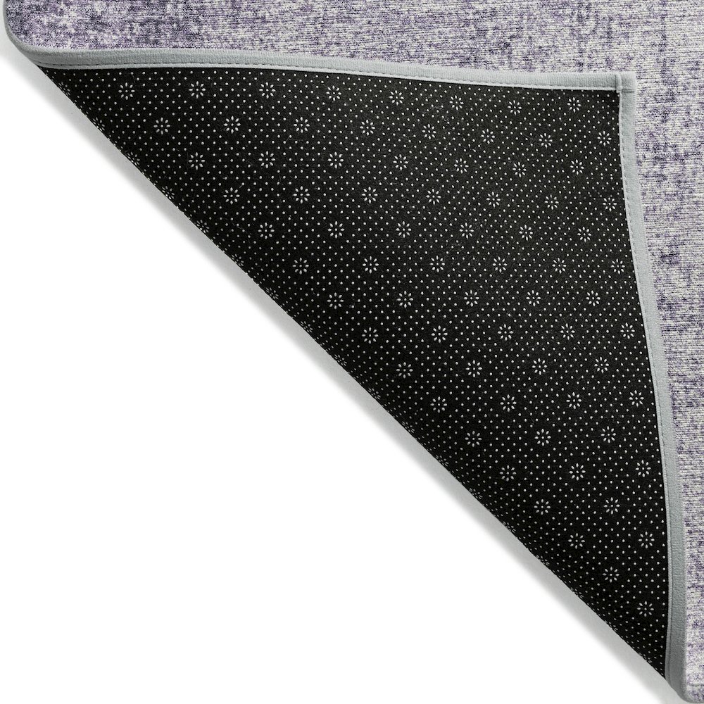 Machine Washable Indoor/Outdoor Chantille Lavender 2'3" x 7'6" Runner Rug. Picture 2