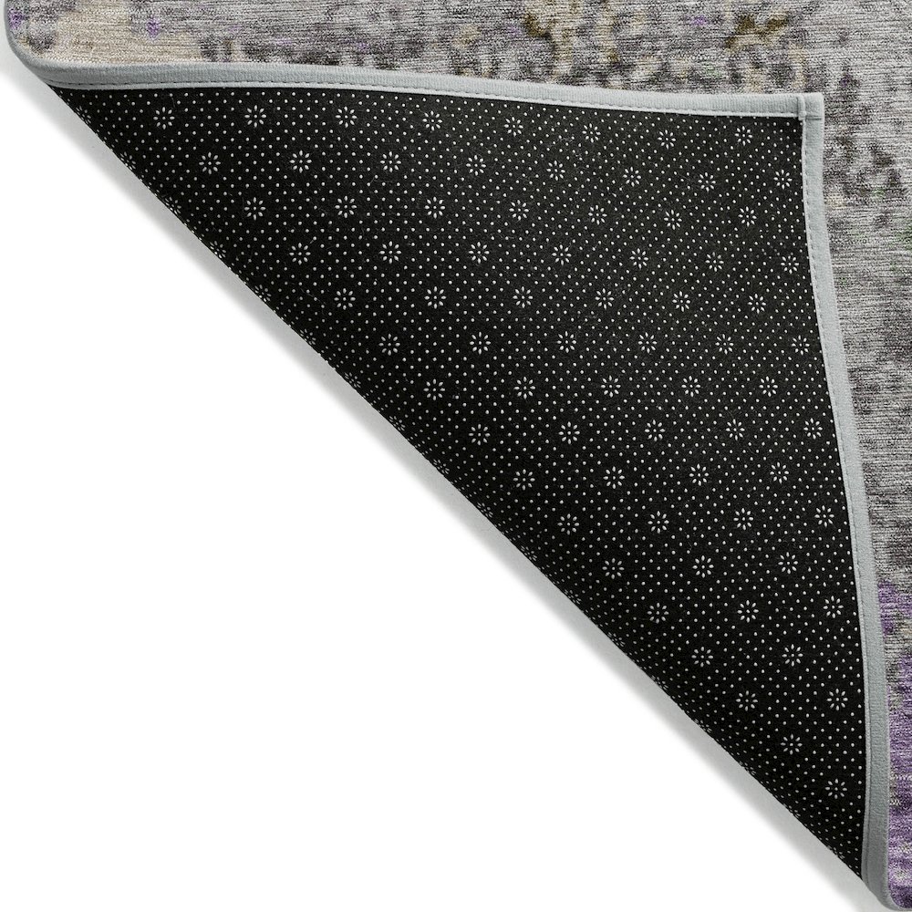 Machine Washable Indoor/Outdoor Chantille Lavender 2'3" x 7'6" Runner Rug. Picture 2
