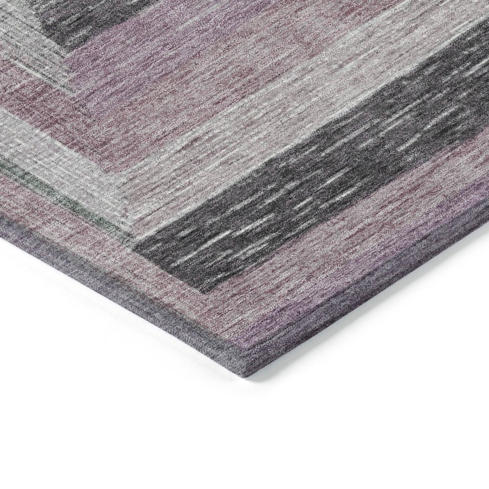 Machine Washable Indoor/Outdoor Chantille Blush 2'3" x 7'6" Runner Rug. Picture 3