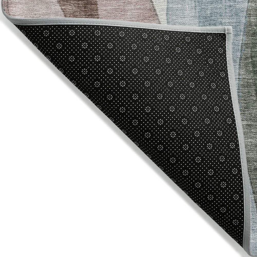 Machine Washable Indoor/Outdoor Chantille Salmon 2'3" x 7'6" Runner Rug. Picture 2