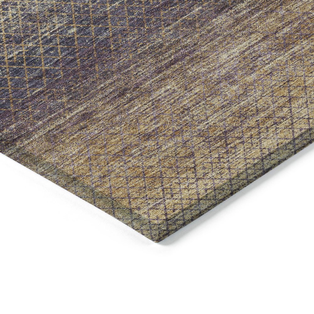Machine Washable Indoor/Outdoor Chantille Eggplant 2'3" x 7'6" Runner Rug. Picture 3