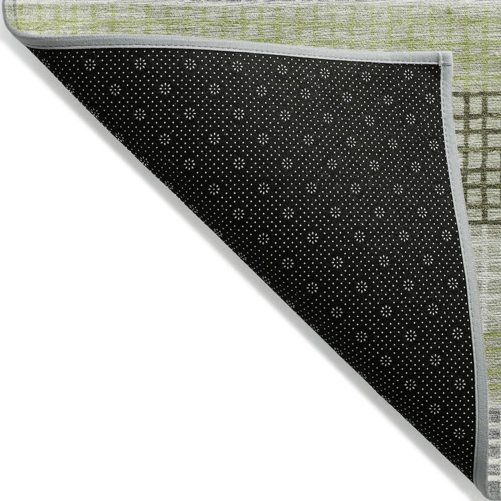 Machine Washable Indoor/Outdoor Chantille Aloe 2'3" x 7'6" Runner Rug. Picture 2