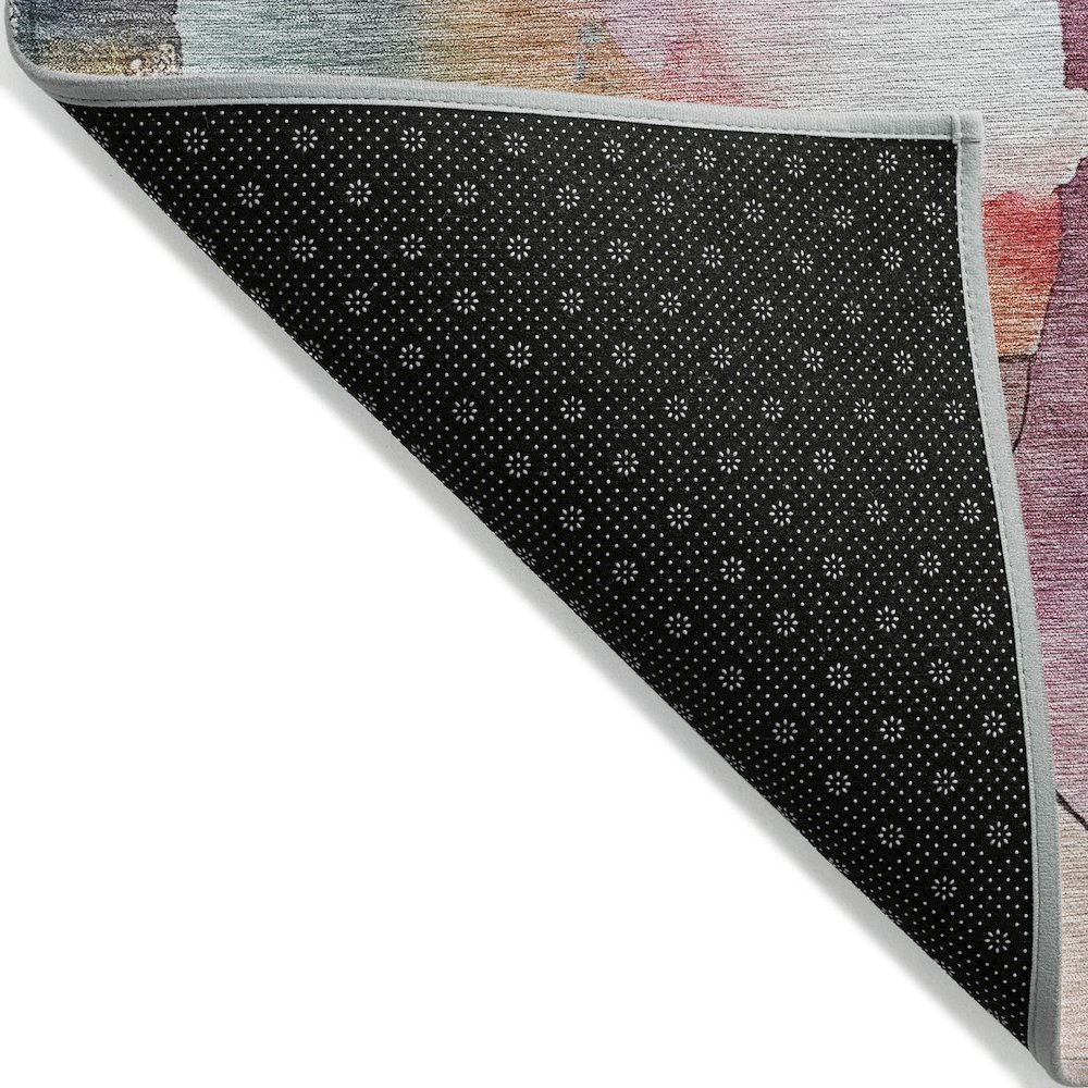Machine Washable Indoor/Outdoor Chantille ACN2019 Blush 2'3" x 7'6" Runner Rug. Picture 2