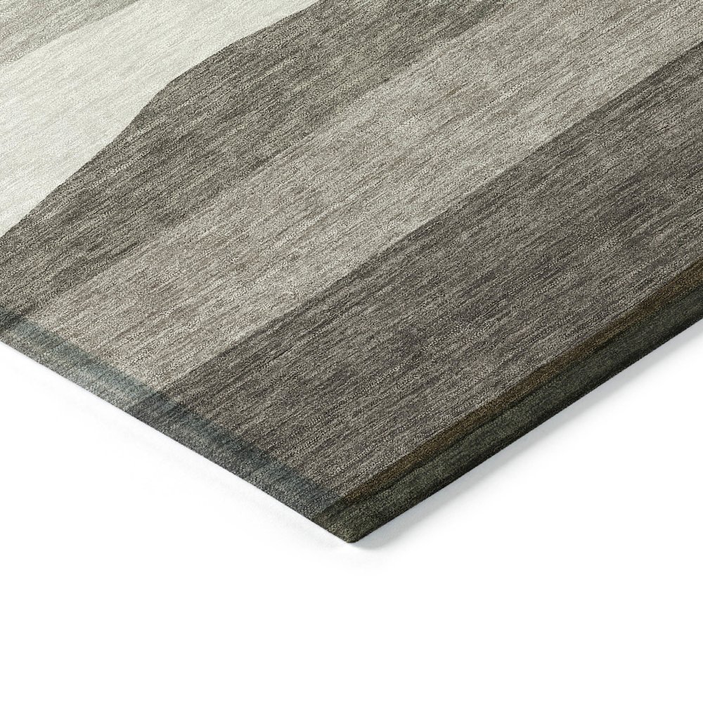Machine Washable Indoor/Outdoor Chantille ACN2023 Pewter 2'3" x 7'6" Runner Rug. Picture 3