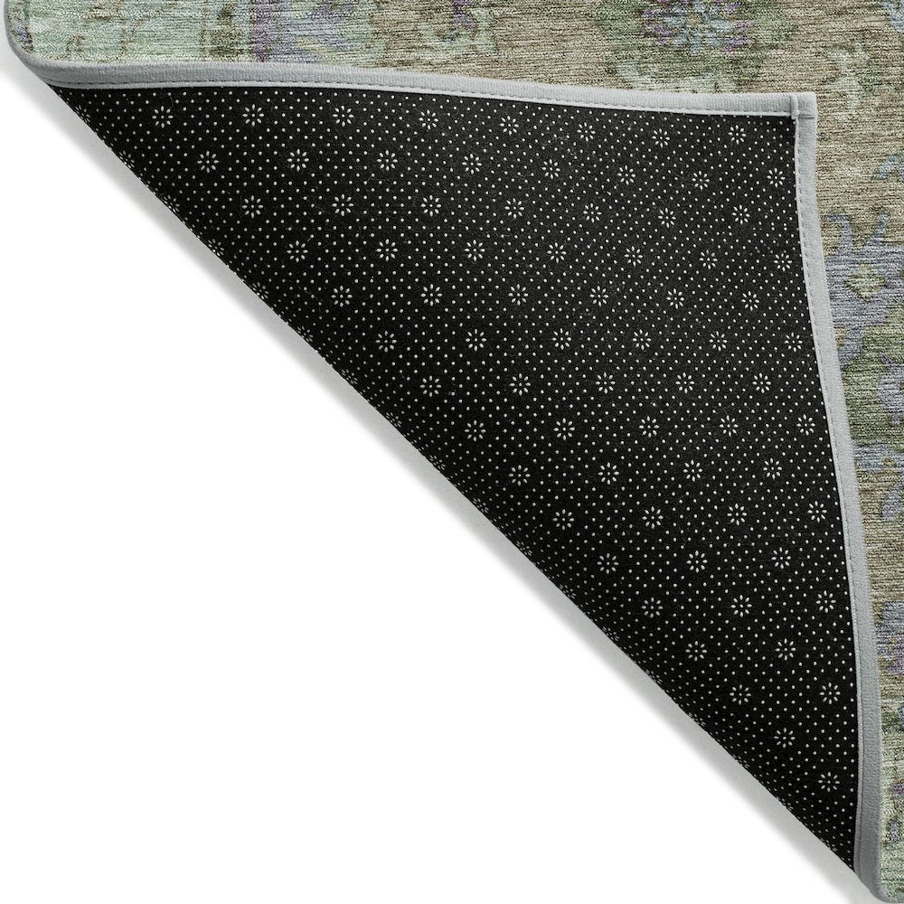 Machine Washable Indoor/Outdoor Chantille ACN2052 Brown 2'3" x 7'6" Runner Rug. Picture 2