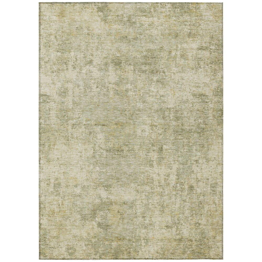 Machine Washable Indoor/Outdoor Chantille ACN2061 Sage 3' x 5' Rug. Picture 1