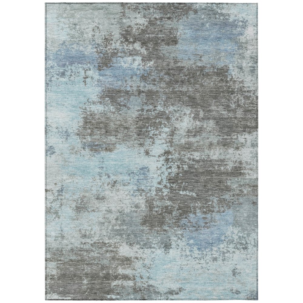 Machine Washable Indoor/Outdoor Chantille ACN2065 Taupe 3' x 5' Rug. Picture 1