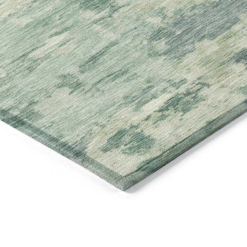 Machine Washable Indoor/Outdoor Chantille ACN2074 Teal 2'3" x 7'6" Runner Rug. Picture 3