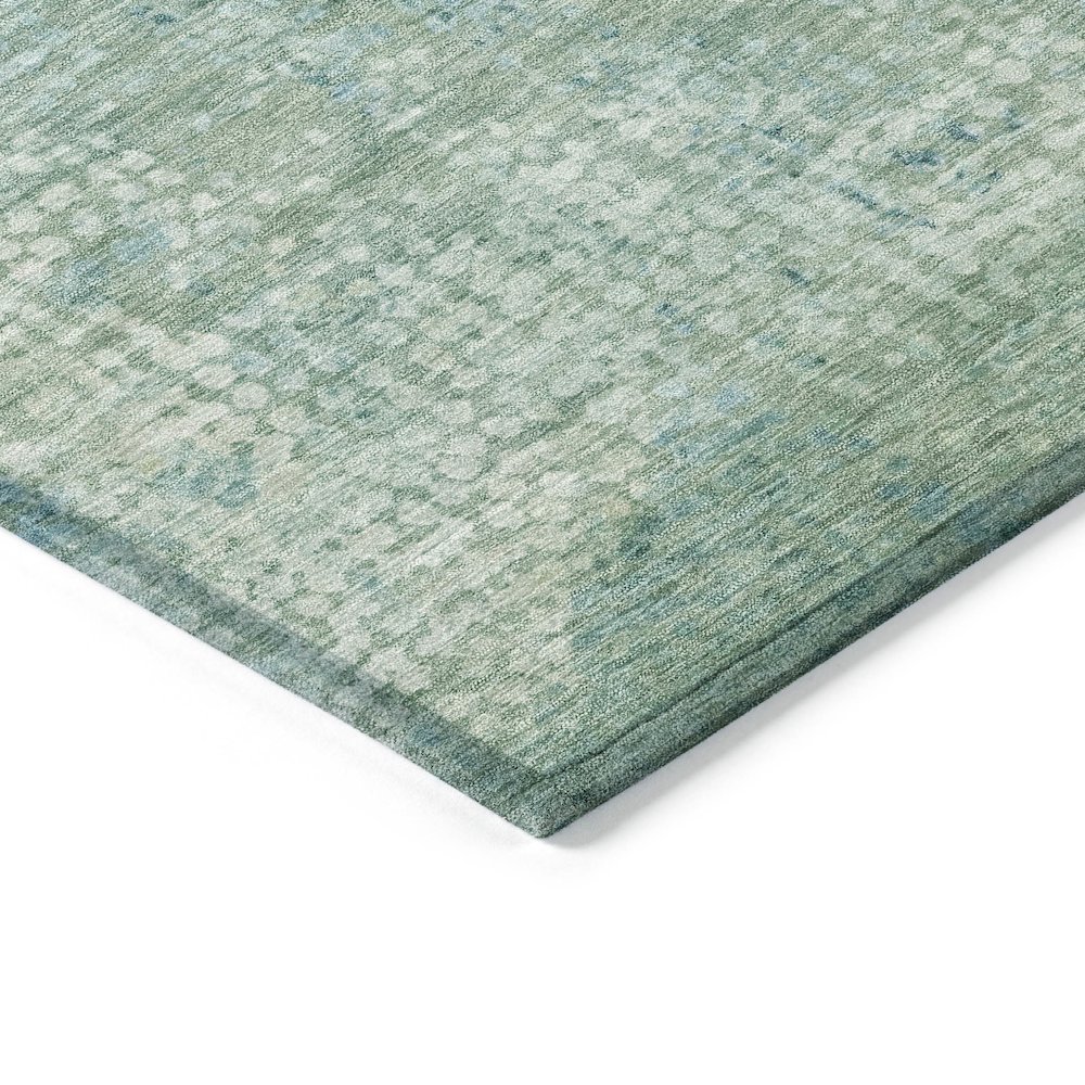Machine Washable Indoor/Outdoor Chantille ACN2087 Teal 2'3" x 7'6" Runner Rug. Picture 3