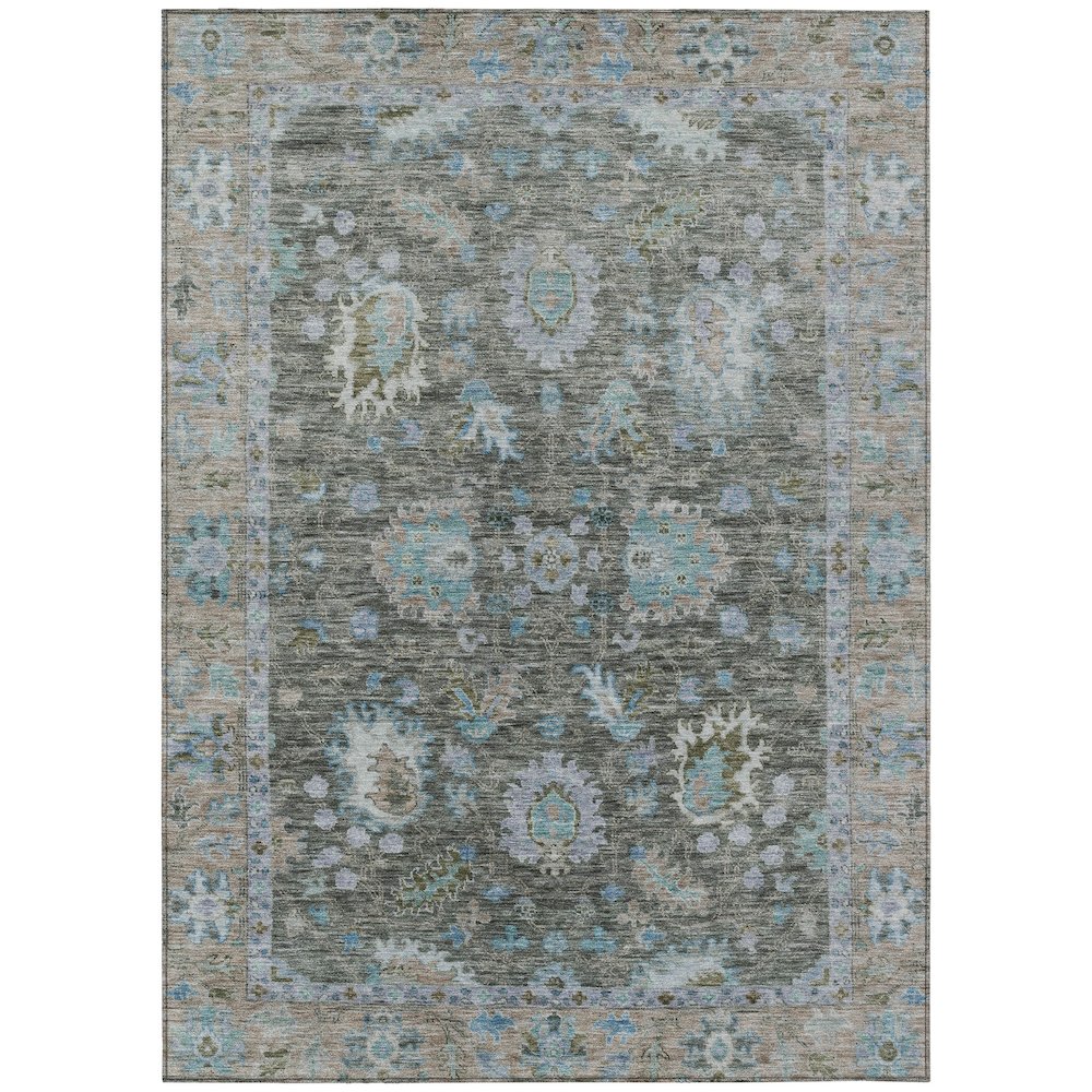 Machine Washable Indoor/Outdoor Chantille ACN2104 Fern 3' x 5' Rug. Picture 1