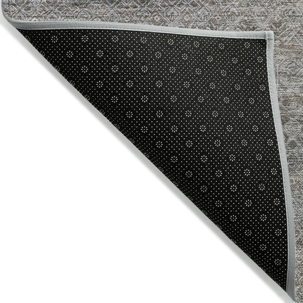 Machine Washable Indoor/Outdoor Chantille ACN2105 Brown 2'3" x 7'6" Runner Rug. Picture 2