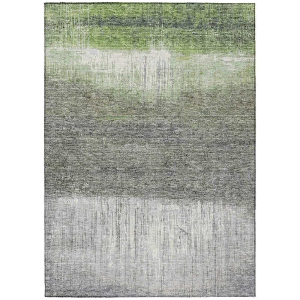 Machine Washable Indoor/Outdoor Chantille ACN2118 Fern 3' x 5' Rug. Picture 1