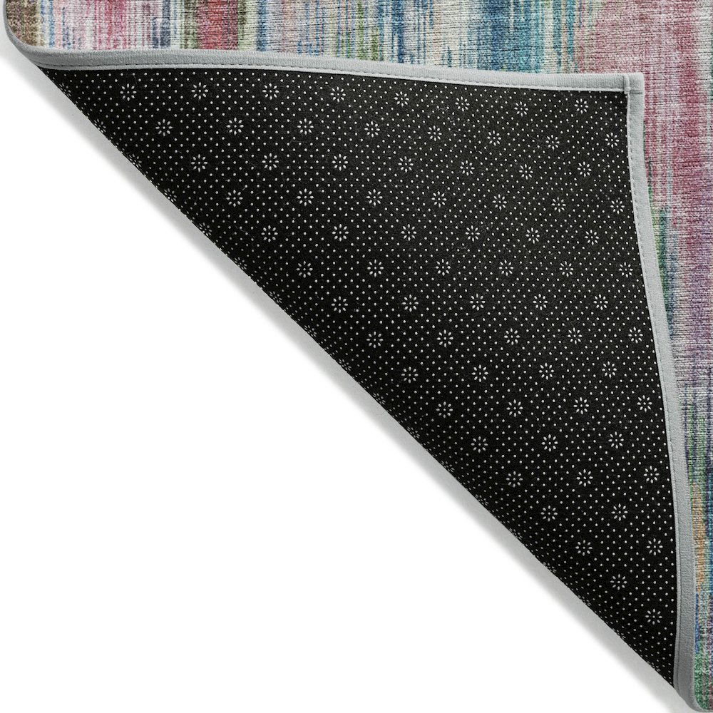 Machine Washable Indoor/Outdoor Chantille ACN2129 Pink 2'3" x 7'6" Runner Rug. Picture 2