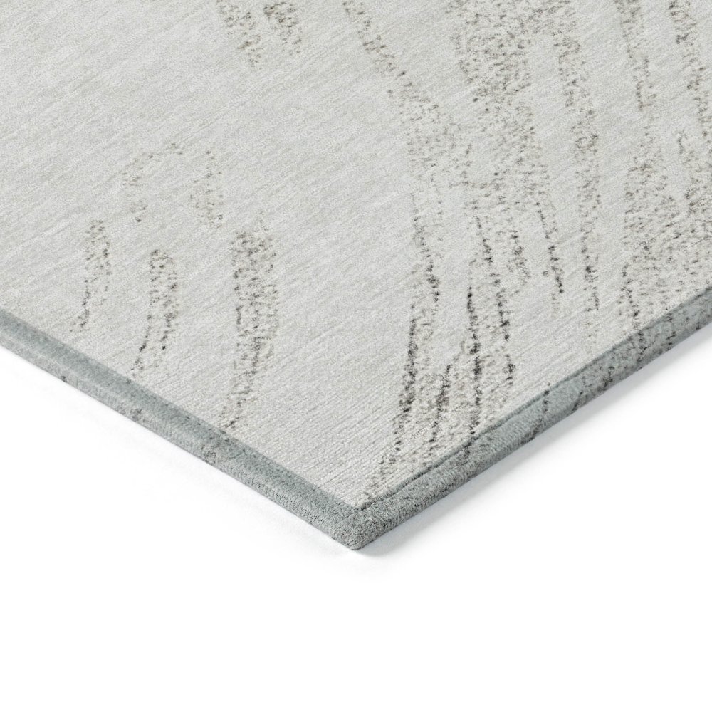 Machine Washable Indoor/Outdoor Chantille ACN2133 Ivory 2'3" x 7'6" Runner Rug. Picture 3