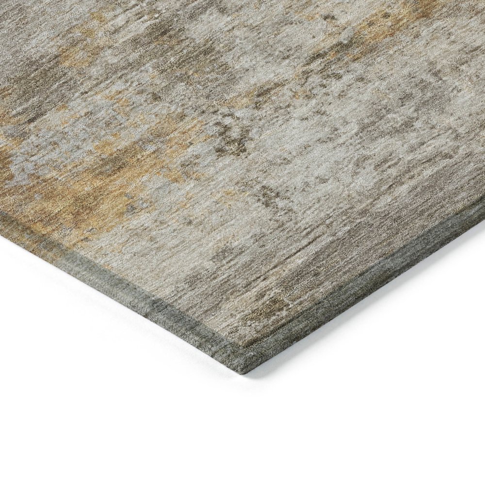 Machine Washable Indoor/Outdoor Chantille ACN2146 Brown 2'3" x 7'6" Runner Rug. Picture 3