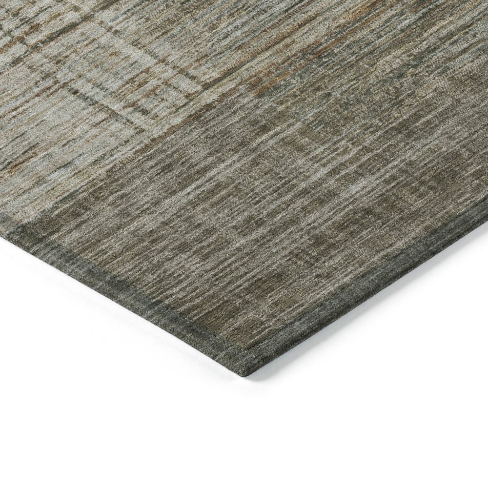 Machine Washable Indoor/Outdoor Chantille ACN2149 Pewter 2'3" x 7'6" Runner Rug. Picture 3