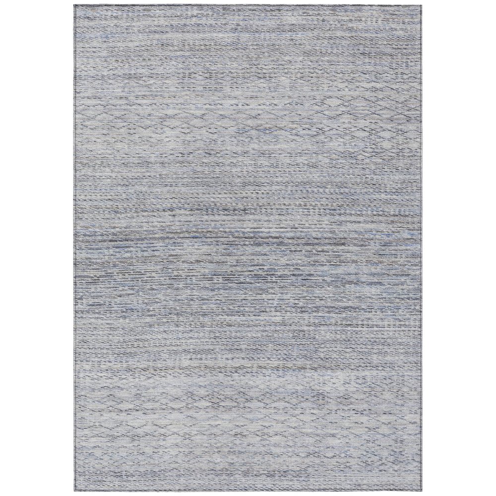 Machine Washable Indoor/Outdoor Chantille ACN2150 Sky 3' x 5' Rug. Picture 1