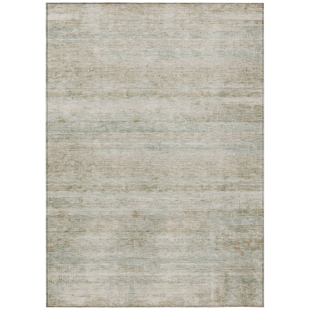Machine Washable Indoor/Outdoor Chantille ACN2154 Putty 3' x 5' Rug. Picture 1