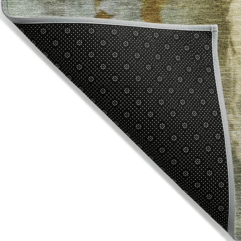 Machine Washable Indoor/Outdoor Chantille ACN2157 Brown 2'3" x 7'6" Runner Rug. Picture 2