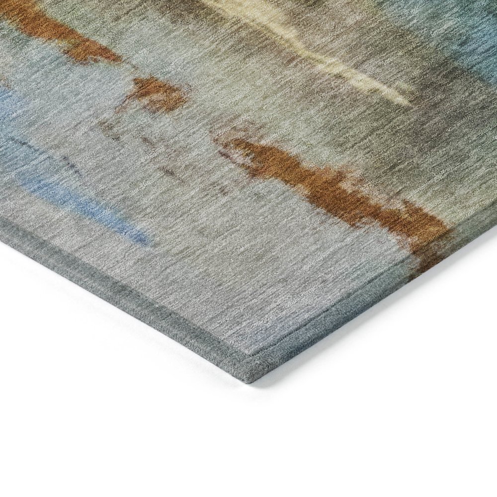 Machine Washable Indoor/Outdoor Chantille ACN2157 Paprika 2'3" x 7'6" Runner Rug. Picture 3