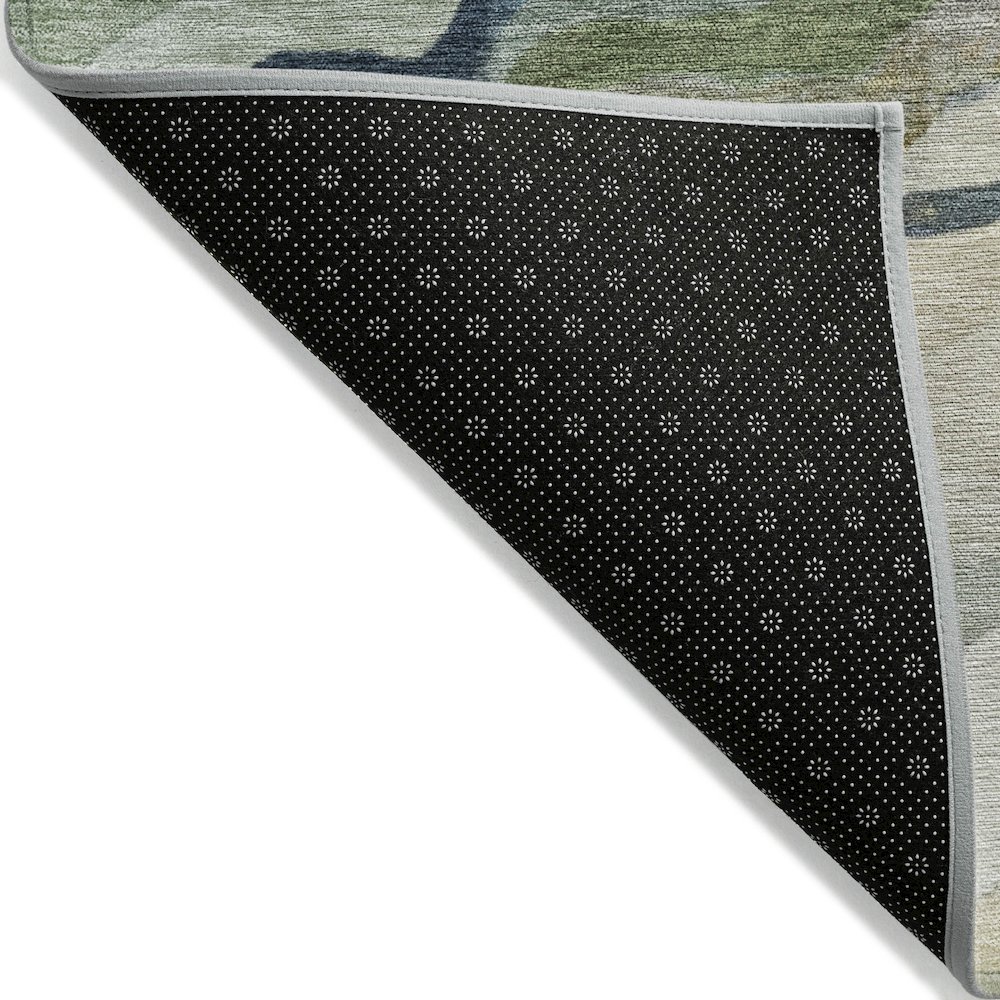 Machine Washable Indoor/Outdoor Chantille ACN2162 Denim 2'3" x 7'6" Runner Rug. Picture 2