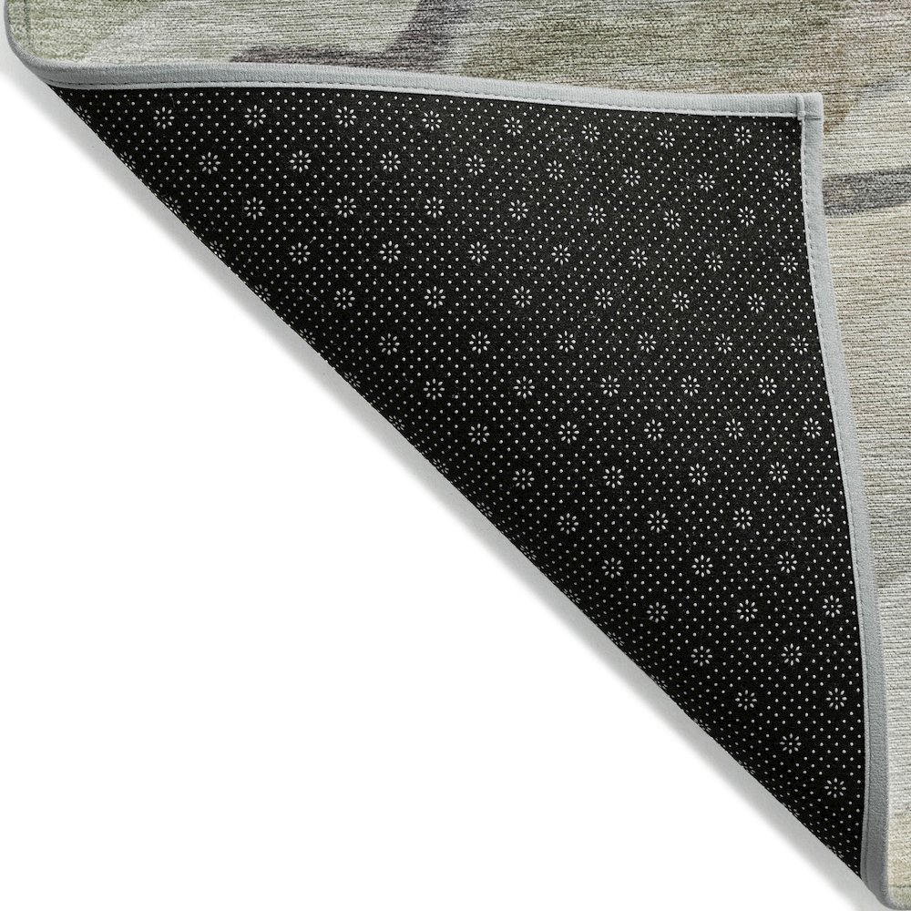 Machine Washable Indoor/Outdoor Chantille ACN2162 Khaki 2'3" x 7'6" Runner Rug. Picture 2