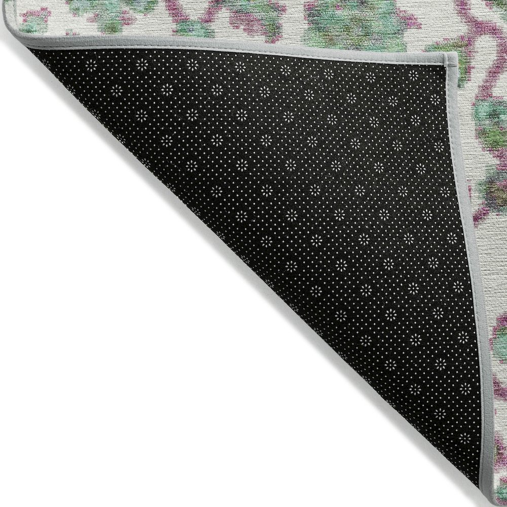 Machine Washable Indoor/Outdoor Chantille ACN2187 Mint 2'3" x 7'6" Runner Rug. Picture 2