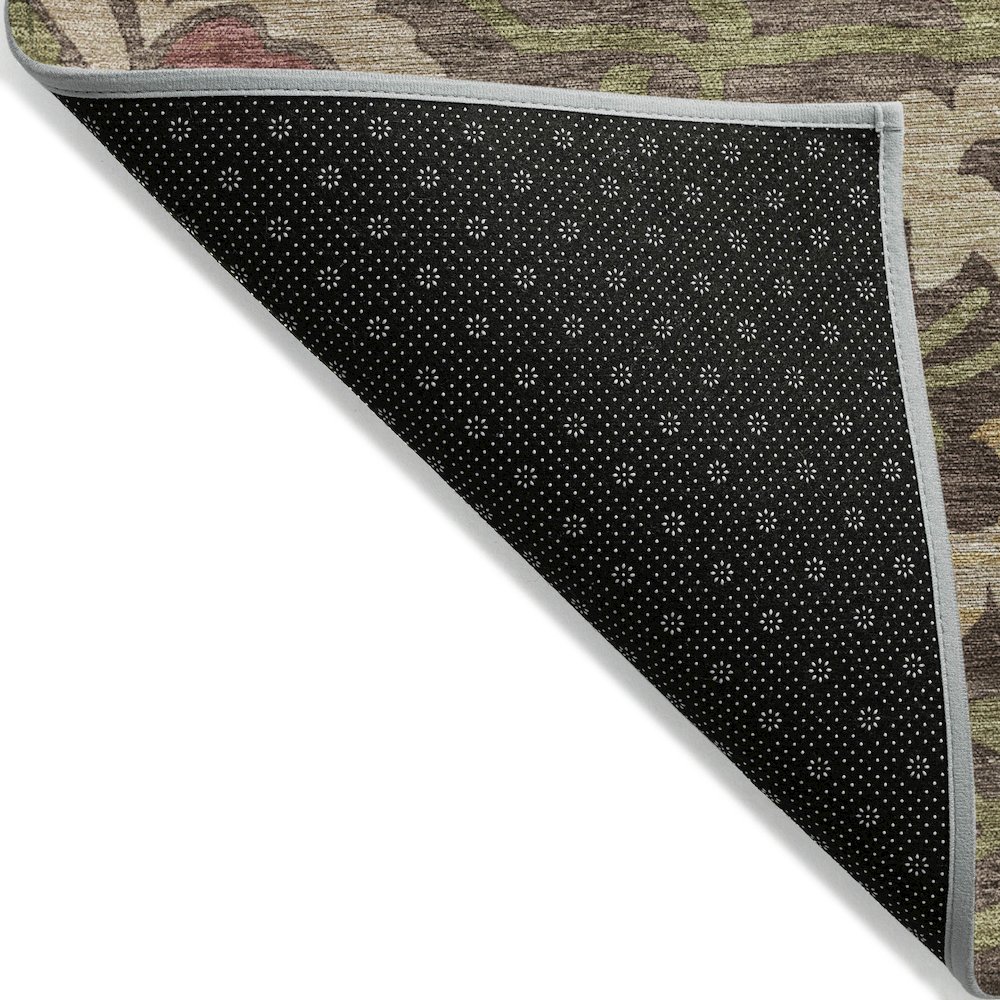 Machine Washable Indoor/Outdoor Chantille ACN2193 Chocolate 2'3"x7'6" Runner Rug. Picture 2