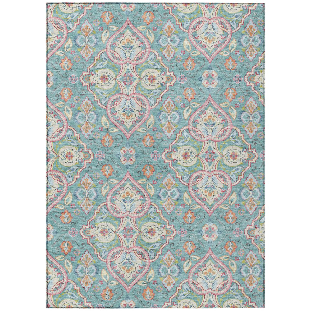 Machine Washable Indoor/Outdoor Chantille ACN2207 Spa 3' x 5' Rug. Picture 1
