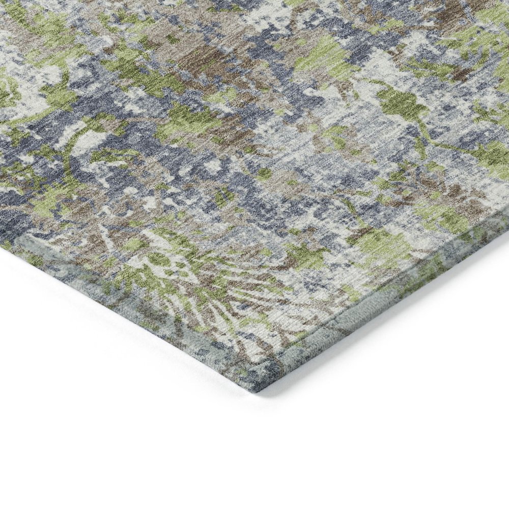 Machine Washable Indoor/Outdoor Chantille ACN2211 Aloe 2'3" x 7'6" Runner Rug. Picture 3