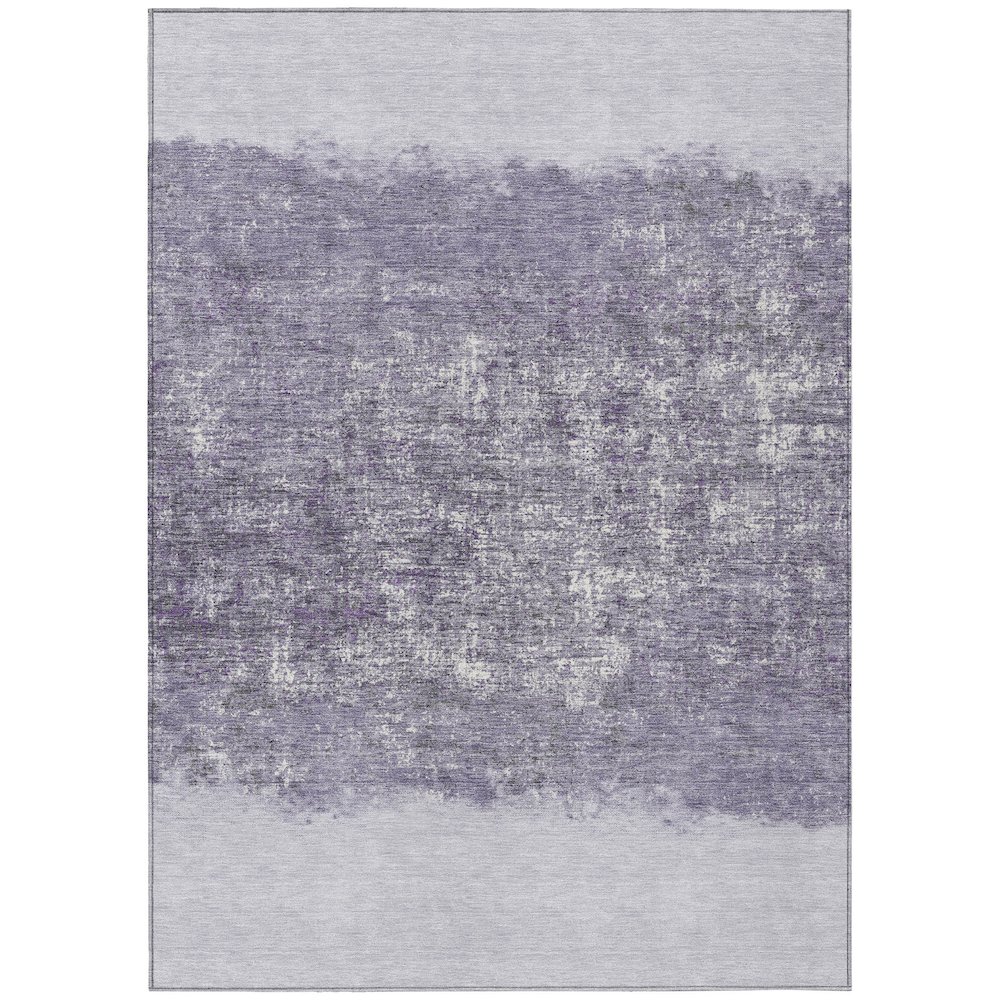 Machine Washable Indoor/Outdoor Chantille ACN2214 Lavender 3' x 5' Rug. Picture 1