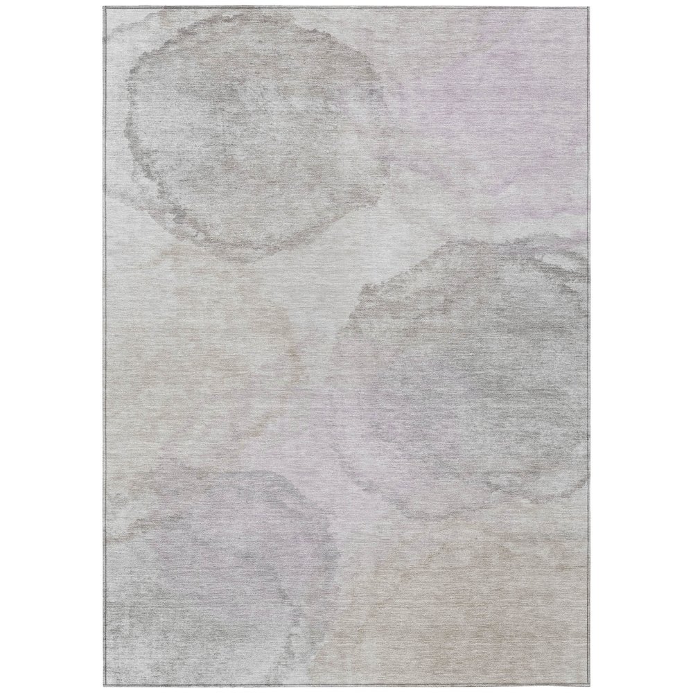 Machine Washable Indoor/Outdoor Chantille ACN2443 Brown 3' x 5' Rug. Picture 1