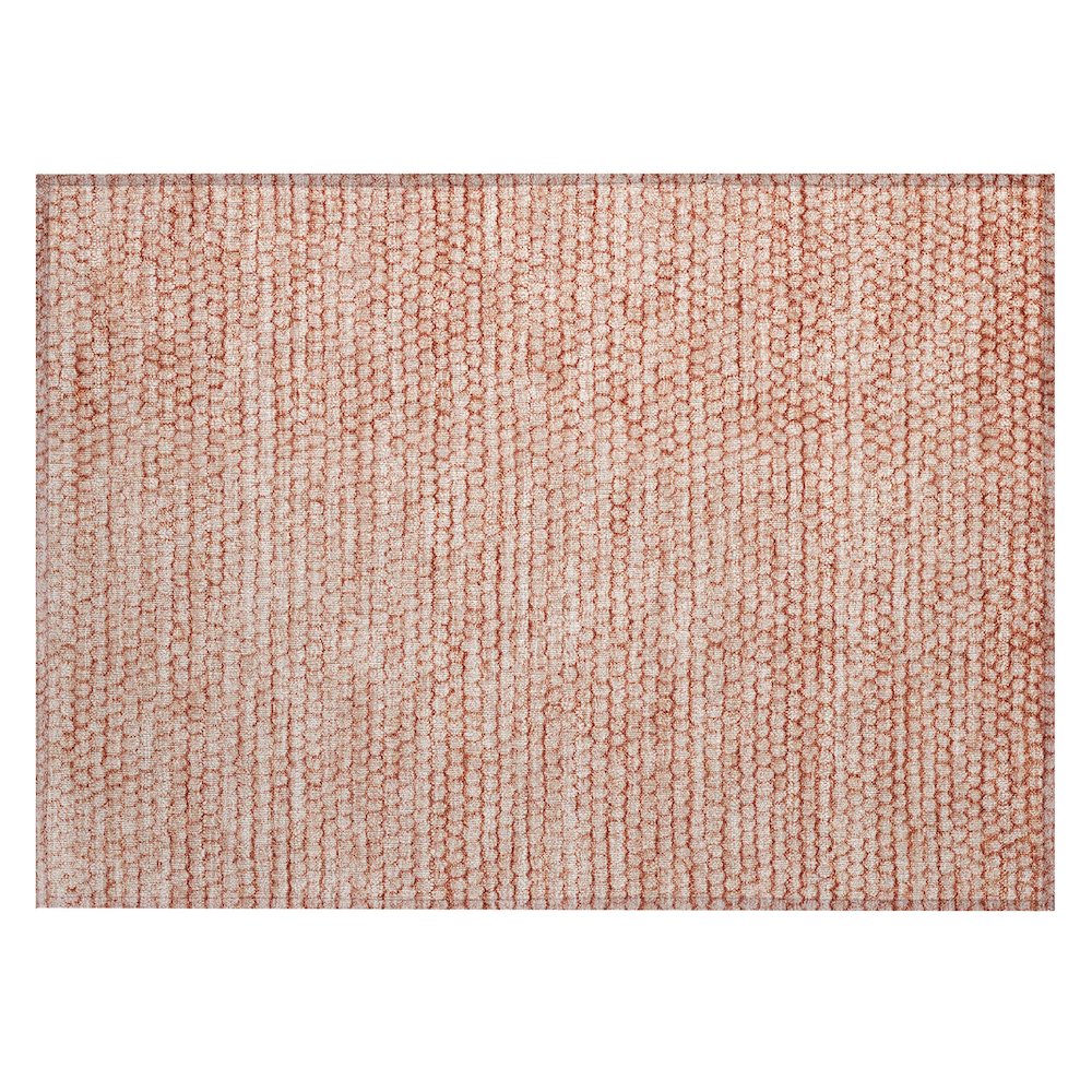 Machine Washable Indoor/Outdoor Chantille ACN2719 Orange 2'6" x 3'10" Rug. Picture 1