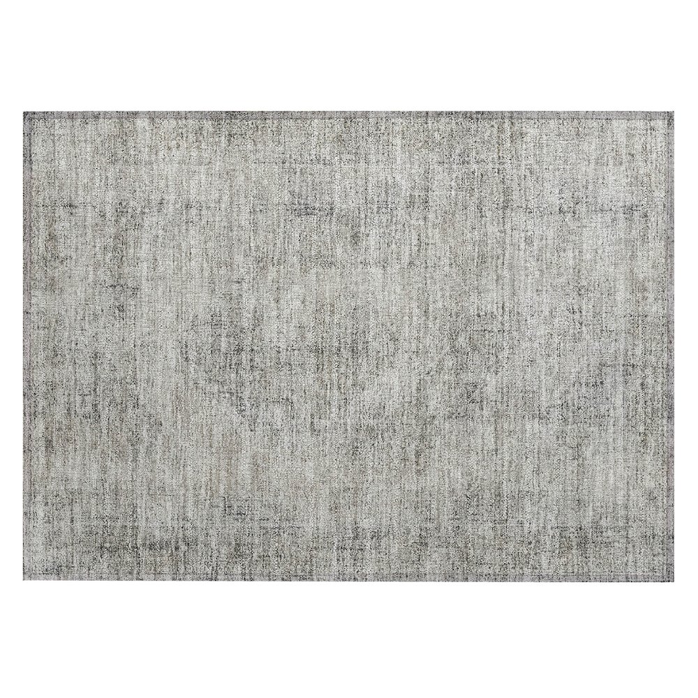 Machine Washable Indoor/Outdoor Chantille ACN2726 Gray 2'6" x 3'10" Rug. Picture 1