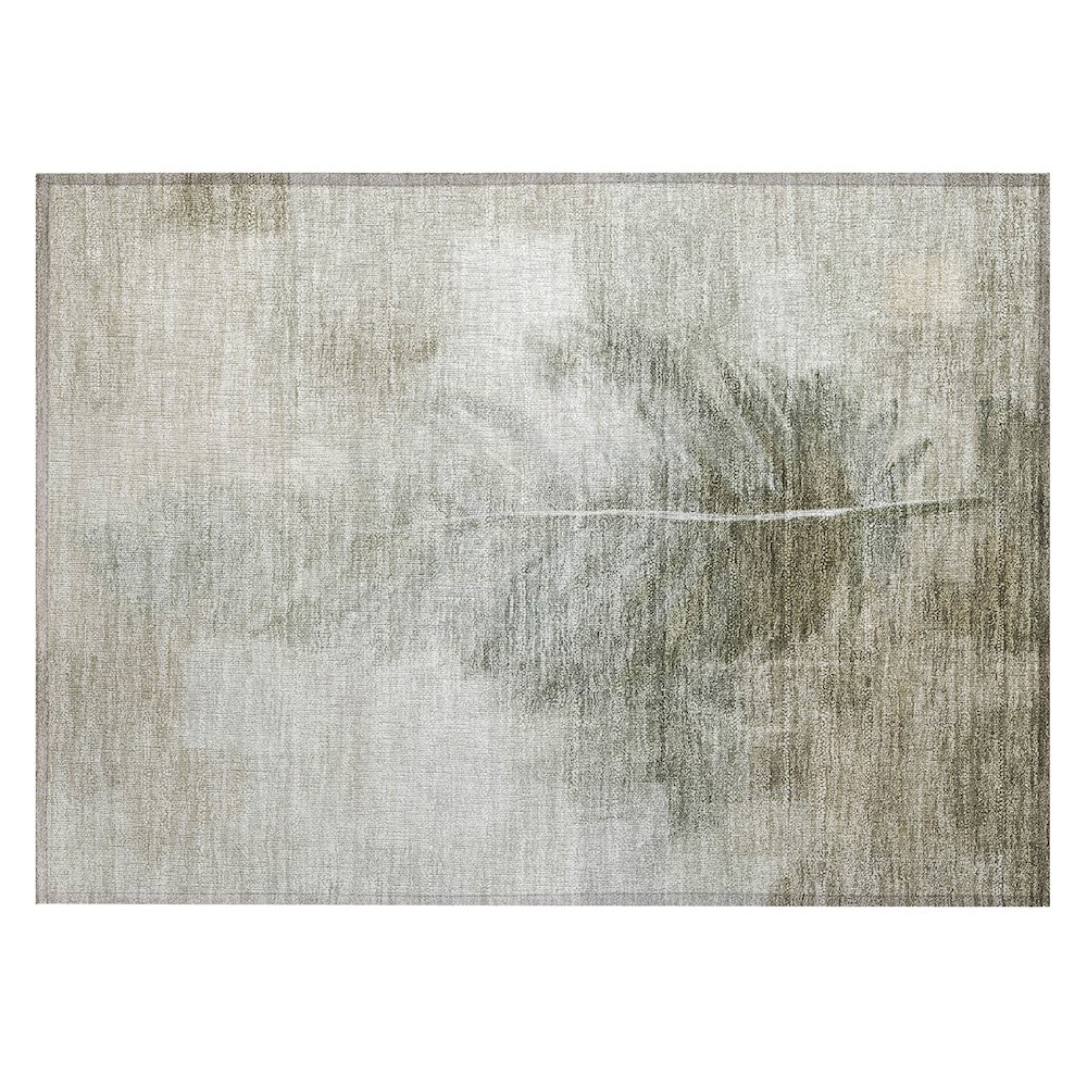 Machine Washable Indoor/Outdoor Chantille ACN2745 Brown 2'6" x 3'10" Rug. Picture 1