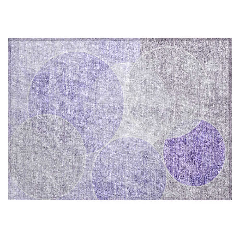 Machine Washable Indoor/Outdoor Chantille ACN2746 Purple 2'6" x 3'10" Rug. Picture 1