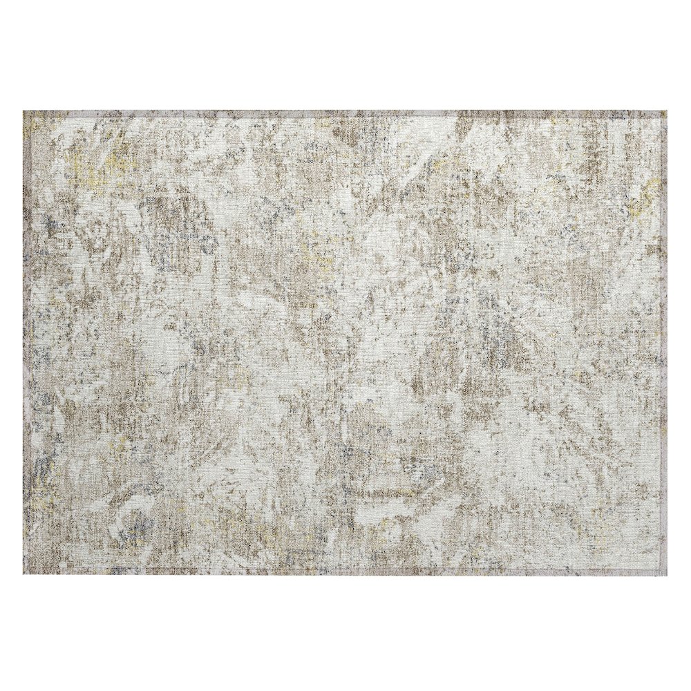 Machine Washable Indoor/Outdoor Chantille ACN2779 Ivory 2'6" x 3'10" Rug. Picture 1