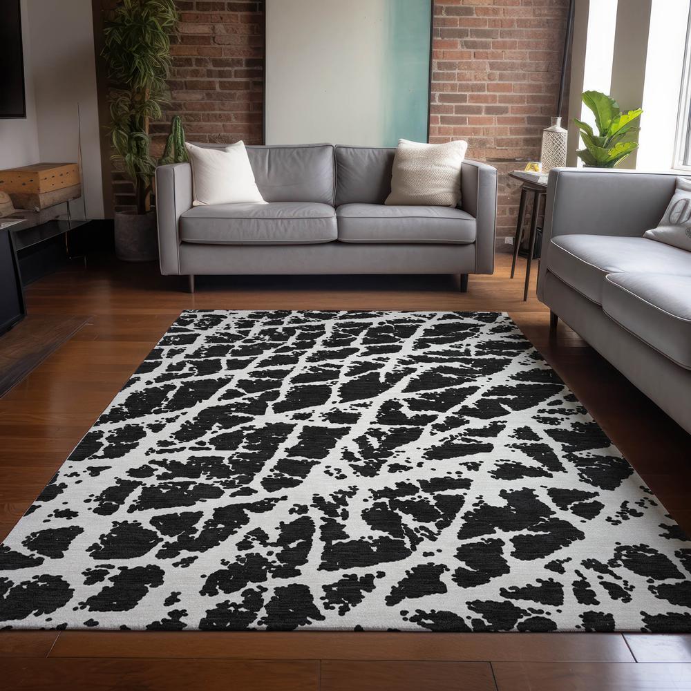 Chantille ACN501 Black 3' x 5' Rug. Picture 6