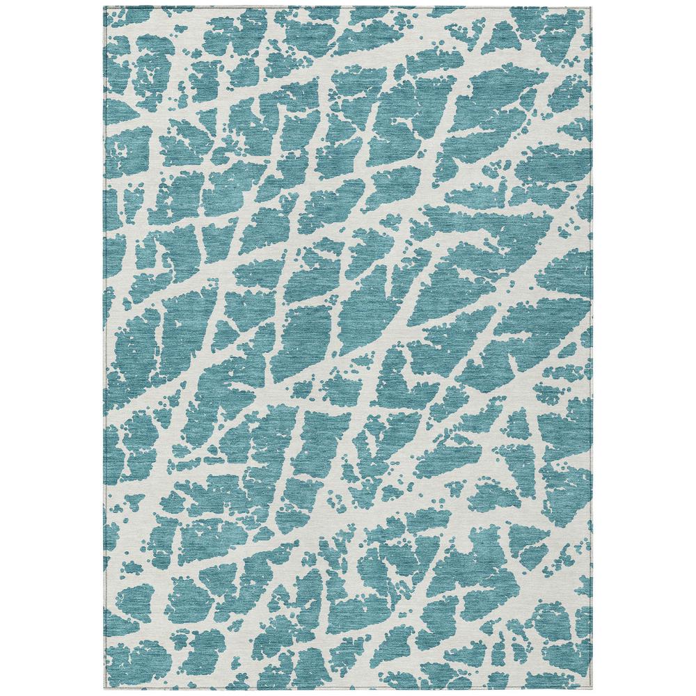 Chantille ACN501 Teal 3' x 5' Rug. Picture 1