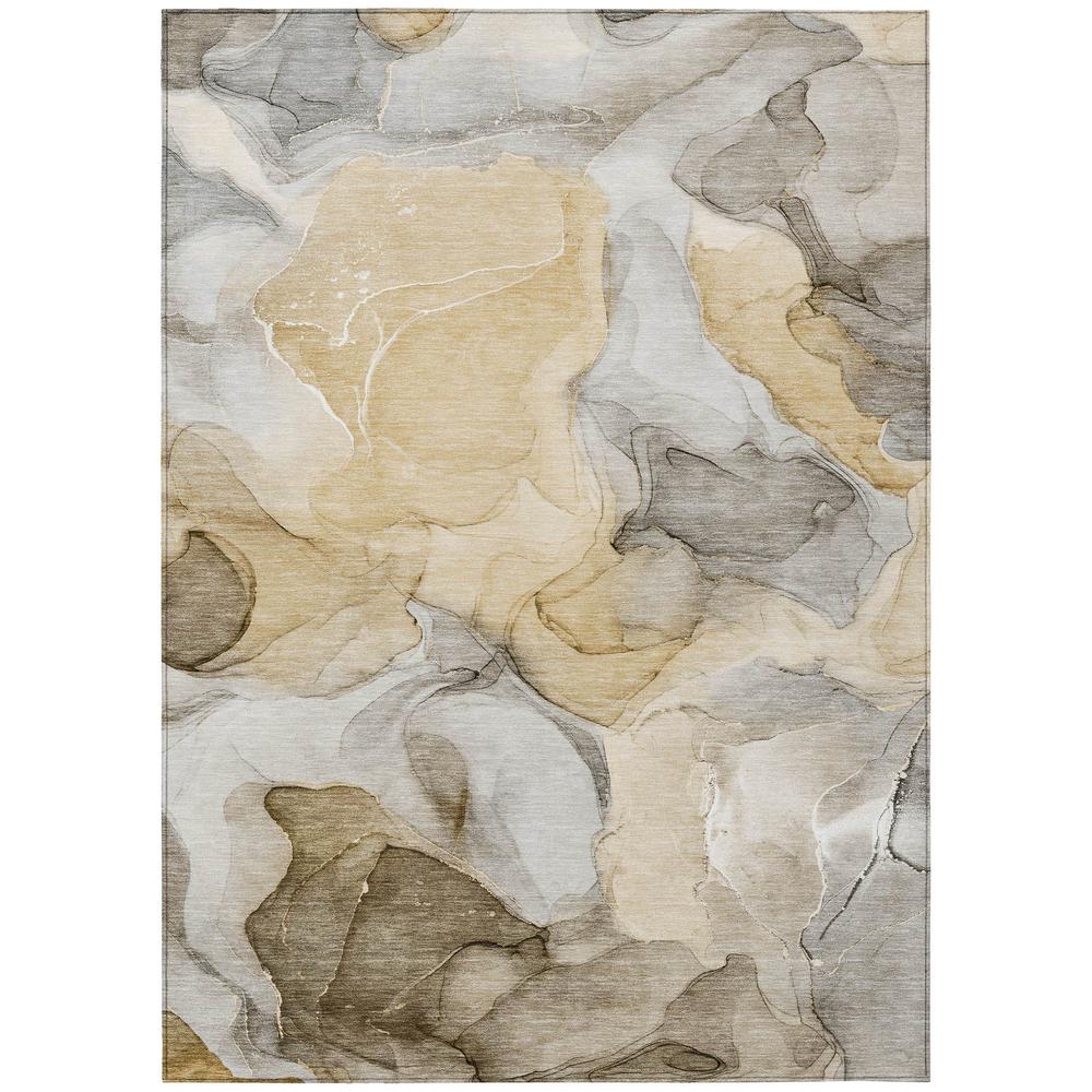 Chantille ACN504 Brown 3' x 5' Rug. Picture 1