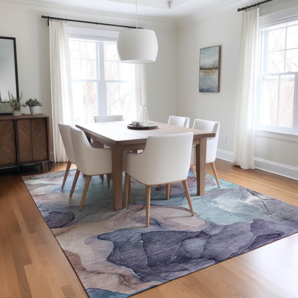 Chantille ACN504 Blue 3' x 5' Rug. Picture 6