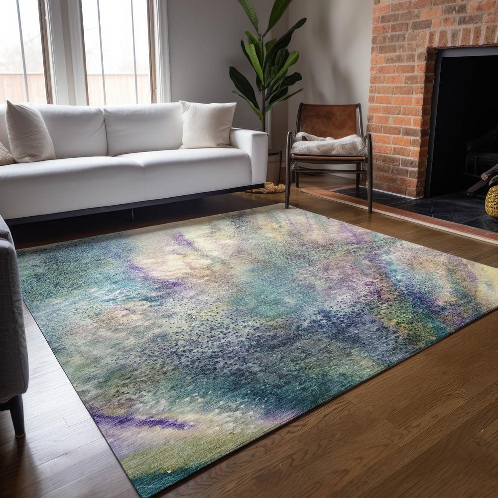 Chantille ACN505 Blue 3' x 5' Rug. Picture 7