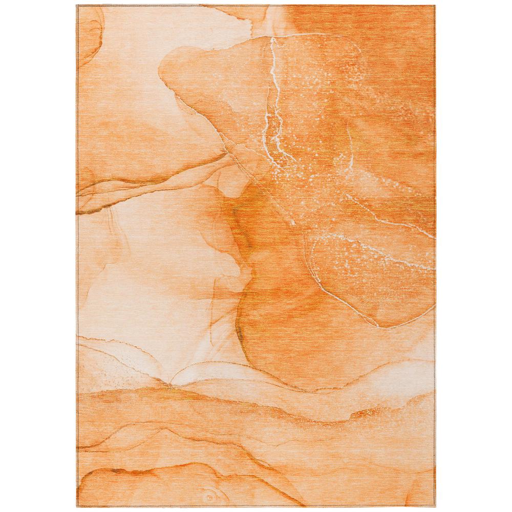 Chantille ACN507 Orange 3' x 5' Rug. Picture 1