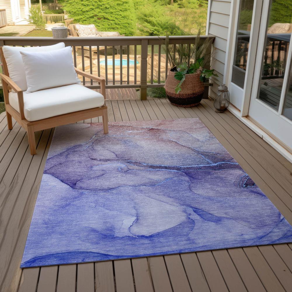 Chantille ACN508 Blue 3' x 5' Rug. Picture 9