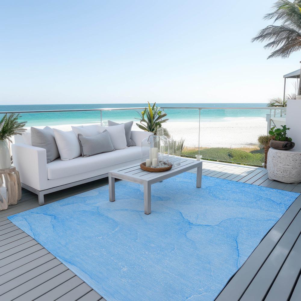 Chantille ACN509 Blue 3' x 5' Rug. Picture 8